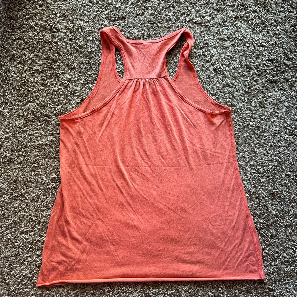 Salty Lil' Beach Mermaid Graphic Tank Top - Coral - Picture 4 of 4